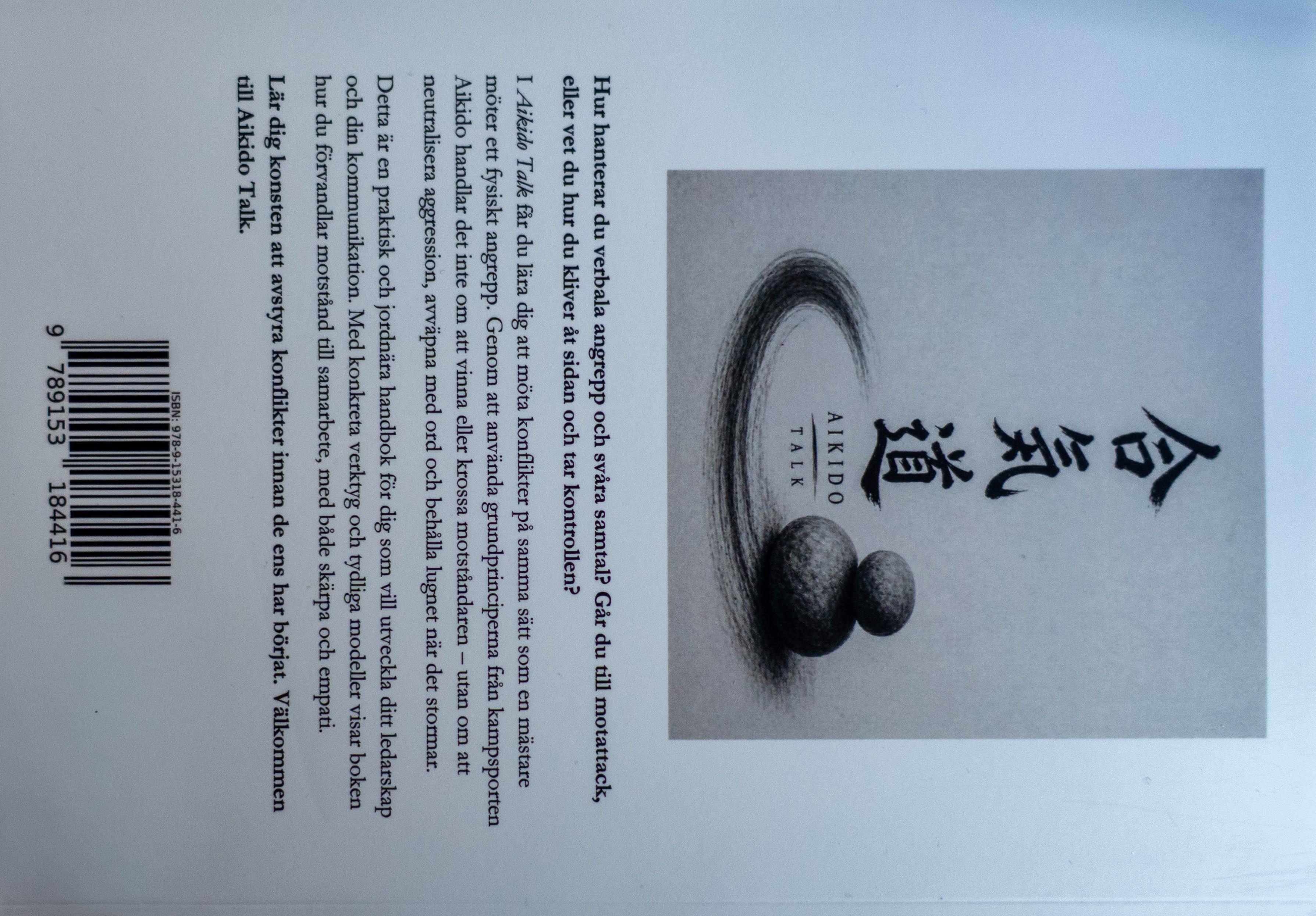 Aikido Talk, baksida